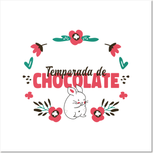 Temporada de Chocolate Easter Day Posters and Art